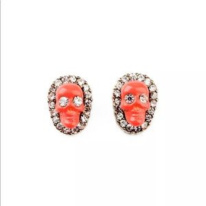 Betsey Johnson Skull Studs
